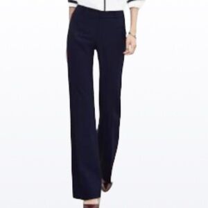 Banana Republic Jackson fit navy size 2 stretch flare trousers